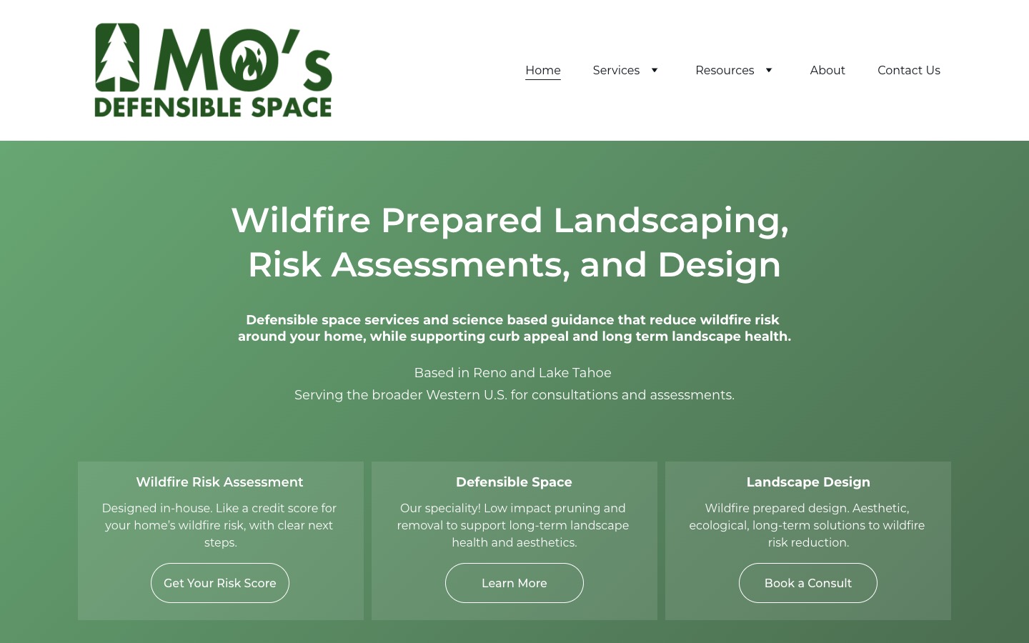 The current homepage
